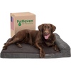 Chaise - Quilted Fleece & Print Suede (Espresso)