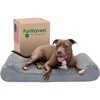 image:imageFurhaven Cooling Gel Dog Bed for Large Dogs w Removable Washable Cover For Dogs Up to 75 lbs  Ultra Plush Faux Fur amp Suede Luxe Lounger Contour Mattress  Cream JumboXLUltra Plush Gray