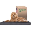 image:imageFurhaven Orthopedic Dog Bed  Puffy Quilted Foam Mattress with Removable Washable Cover Soft amp Supportive for Kennels amp Crates  Large RustGray
