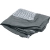 (Two-Tone Faux Fur & Suede) Stone Gray