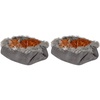 image:imageFurhaven SelfWarming Cat Bed for Indoor Cats 4Bedsin1 amp Washable  Plush Long Faux Fur Convertible Cuddler  Gray SmallSmall Pack of 2