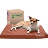 image:imageFurhaven WaterResistant Cooling Gel Dog Bed for Large Dogs w Removable Washable Cover For Dogs Up to 95 lbs  IndoorOutdoor Logo Print Oxford Polycanvas Mattress  Chestnut JumboXLChestnut
