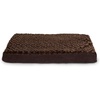 image:imageFurhaven WaterResistant Orthopedic Dog Bed for Large Dogs w Removable Quilt Top amp Washable Cover For Dogs Up to 95 lbs  IndoorOutdoor Quilt Top Convertible Mattress  Gray JumboXLUltra Plush Curly Faux Fur Chocolate