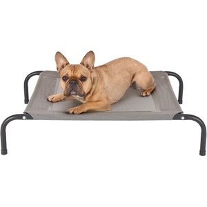 image:imageFurHaven Elevated Dog Bed Cooling Raised Pet Cot with Breathable Mesh Durable Steel Frame IndoorOutdoor Use Easy Assembly Jumbo XL Nylon Mesh with Steel Frame Graphite GrayGraphite Gray