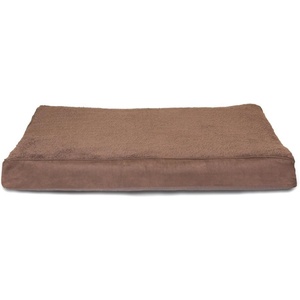 image:imageFurhaven Cooling Gel Dog Bed for Large Dogs w Removable Washable Cover For Dogs Up to 125 lbs  Ultra Plush Faux Fur amp Suede Mattress  Gray Jumbo PlusXXLTerry  Suede Espresso