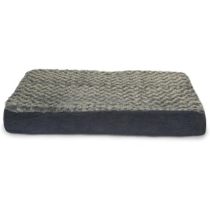 image:imageFurhaven Cooling Gel Dog Bed for Large Dogs w Removable Washable Cover For Dogs Up to 125 lbs  Ultra Plush Faux Fur amp Suede Mattress  Gray Jumbo PlusXXLUltra Plush Curly Faux Fur Gray