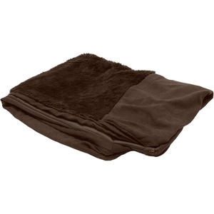 image:imageFurhaven Replacement Dog Bed Cover Plush amp Suede SofaStyle Machine Washable  Espresso Jumbo Plus XXLarge