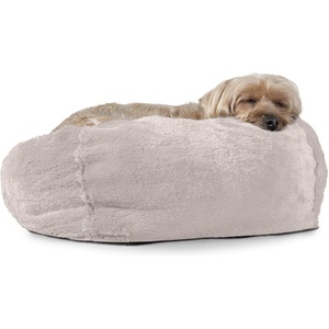 image:imageFurhaven Soft amp Cozy Dog Bed for Small Dogs Refillable w Removable Washable Cover amp Liner For Dogs Up to 20 lbs  Plush Faux Fur Bean Bag Style Ball Bed  Shell Pink Tan Small