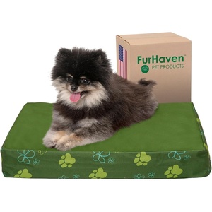 image:imageFurhaven WaterResistant Orthopedic Dog Bed for Large Dogs w Removable Quilt Top amp Washable Cover For Dogs Up to 95 lbs  IndoorOutdoor Quilt Top Convertible Mattress  Gray JumboXLWaterResistant Garden Print Jungle Green