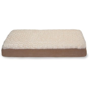 image:imageFurhaven WaterResistant Orthopedic Dog Bed for Large Dogs w Removable Quilt Top amp Washable Cover For Dogs Up to 95 lbs  IndoorOutdoor Quilt Top Convertible Mattress  Gray JumboXLUltra Plush Curly Faux Fur Cream