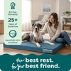 image:imageFurHaven WaterResistant Cooling Gel Dog Bed for Large Dogs Cool GelTop Foam with a Solid Orthopedic Foam Base for Comfort and Support Washable Cover Jumbo Plus XXL Polycanvas Deep Lagoon