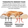 image:imageFurhaven Memory Foam Dog Bed for Large Dogs w Removable Washable Cover For Dogs Up to 75 lbs  Ultra Plush Faux Fur amp Suede Luxe Lounger Contour Mattress  Cream JumboXL