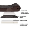 image:imageFurhaven Memory Foam Dog Bed for Large Dogs w Removable Washable Cover For Dogs Up to 75 lbs  Ultra Plush Faux Fur amp Suede Luxe Lounger Contour Mattress  Chocolate JumboXL
