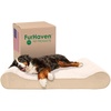 image:imageFurhaven Cooling Gel Dog Bed for Extra Large Dogs w Removable Washable Cover For Dogs Up to 180 lbs  Ultra Plush Faux Fur amp Suede Luxe Lounger Contour Mattress  Cream GiantXXXL