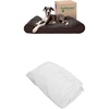 image:imageFurhaven Dog Bed Luxe Lounger Chocolate GiantXXXL WSame Size Waterproof Liner