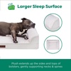 image:imageFurhaven Jumbo Plus 53x40 Orthopedic Dog Bed  CertiPURUS Foam Sofa Pet Bed Embossed Velvet Removable Washable Cover ClayClay