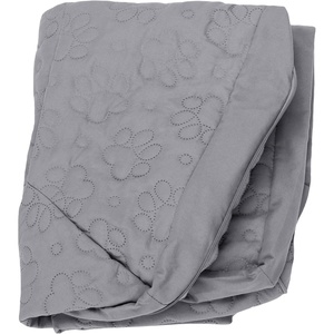 image:imageFurhaven Replacement Dog Bed Cover Pinsonic Quilted Paw L Shaped Chaise Machine Washable  Bluestone LargeQuilted Paw Titanium