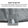image:imageFurhaven 26 Round Cooling Gel Dog Bed for MediumSmall Dogs w Removable Washable Cover For Dogs Up to 30 lbs  Sherpa amp Suede Snuggery  Gray 26inchMicrovelvet Silver
