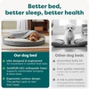 image:imageFurhaven 26 Round Memory Foam Dog Bed for MediumSmall Dogs w Removable Washable Cover For Dogs Up to 30 lbs  Sherpa amp Suede Snuggery  Gray 26inchFaux Lambswool  Suede Espresso
