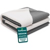 image:imageFurhaven Replacement Dog Bed Cover Plush amp Suede SofaStyle Machine Washable  Gray Jumbo XLargeFaux Lambswool  Suede Gray