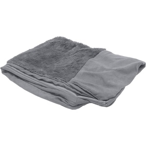 image:imageFurhaven Replacement Dog Bed Cover Plush amp Suede SofaStyle Machine Washable  Gray Jumbo XLargePlush  Suede Gray